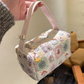 2025 new cartoon cat portable makeup & toiletry bag - large capacity 3d tote for travel & storage