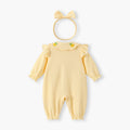 Newborn baby clothes spring autumn  new style doll collar baby girl romper super cute crawling suit spring outfit