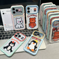 Cute cartoon starry sky case for apple 17, playful and adorable iphone 16 full coverage shockproof protective case