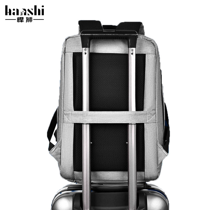 Cross-border business men's backpack, high-end commuting fashion women's backpack, waterproof computer bag, travel backpack schoolbag