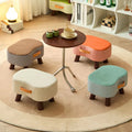 Small stool, shoe changing stool, living room sofa, footstool, coffee table, small stool, shoe changing stool, for home small bench, stacked solid wood