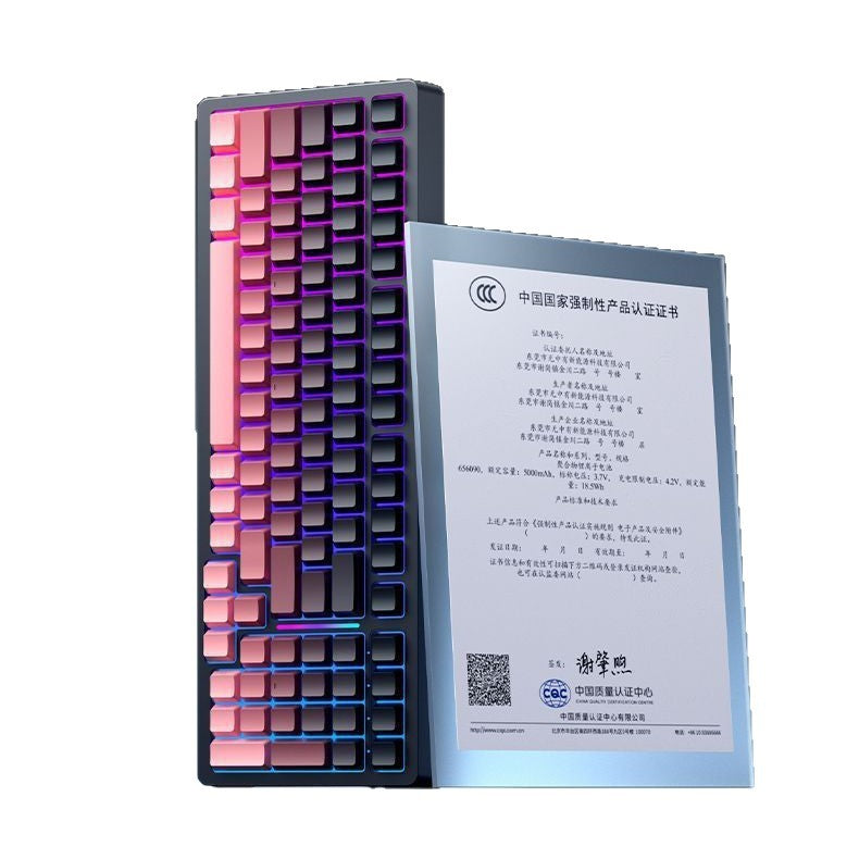 Sanju sg99 custom mechanical keyboard - gasket structure, full key hot-swappable, wireless bluetooth tri-mode gaming keyboard