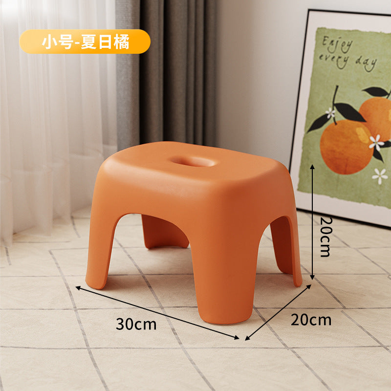Plastic stool kids washbasin step stool for homethickened small stool adult non-slip stool shoe changing stool low stool