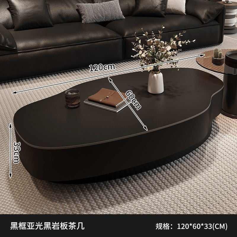 Italian light luxury mango slate coffee table living room simple for homeclassy tea table modern special-shaped small apartment combination