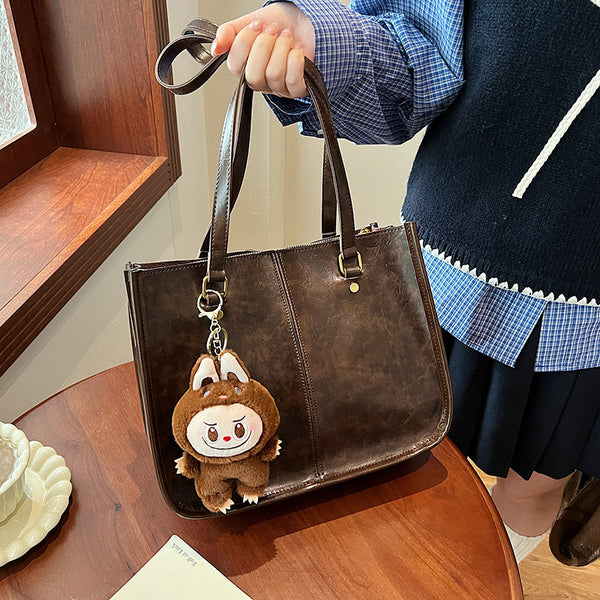 Large capacity bag women's winter 2025 new trendy fashion shoulder tote bag versatile niche casual portable