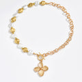 fashionaccessible luxury style imitation pearl flower pendant necklace niche stylish exaggerated sense of design ot clavicle chain