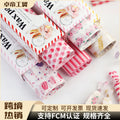 Waxed paper snack mat paper printed food packaging paper oil-proof baking wax paper sandwich wrapping paper oil-absorbing paper wholesale