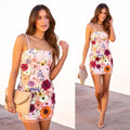 2025 spring new arrival: elegant and chic 3d floral mesh panel heavy embroidery cami dress - mini skirt