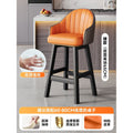 Orange brown nappa leather [65 high carbon steel legs] thickened 7cm high elastic sponge