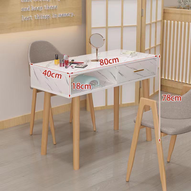 Japanese style wooden nail salon desk small single and double popular double layer manicure table manicure table manicure table