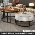 Black frame white cabinet 60 snow mountain white + 80 gold tea glass