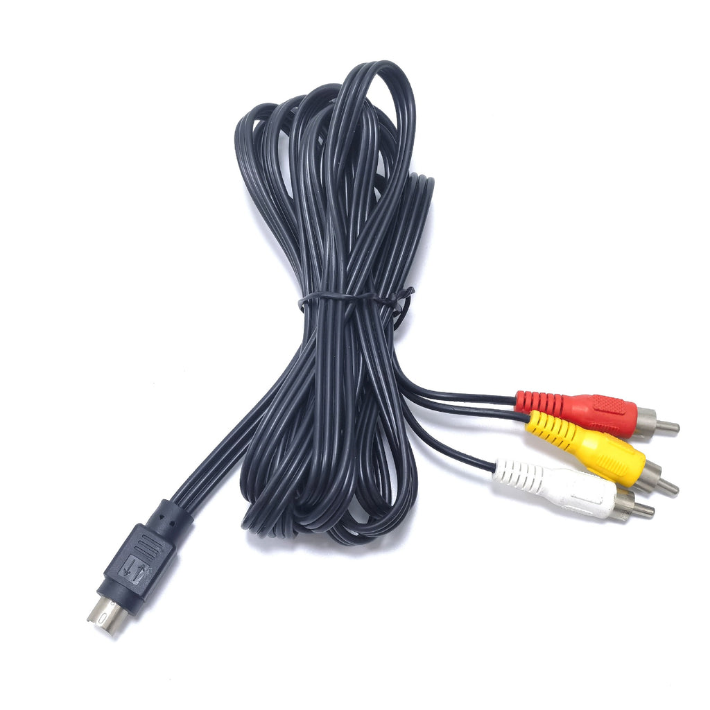 Customized rca lotus head three-to-three audio cable RCA male-to-male set-top box audio & video cable av cable, lotus cable