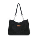 Large capacity shoulder bag 2026 new style minimalist retro casual trendy handbag women's bag versatile commuter tote bag