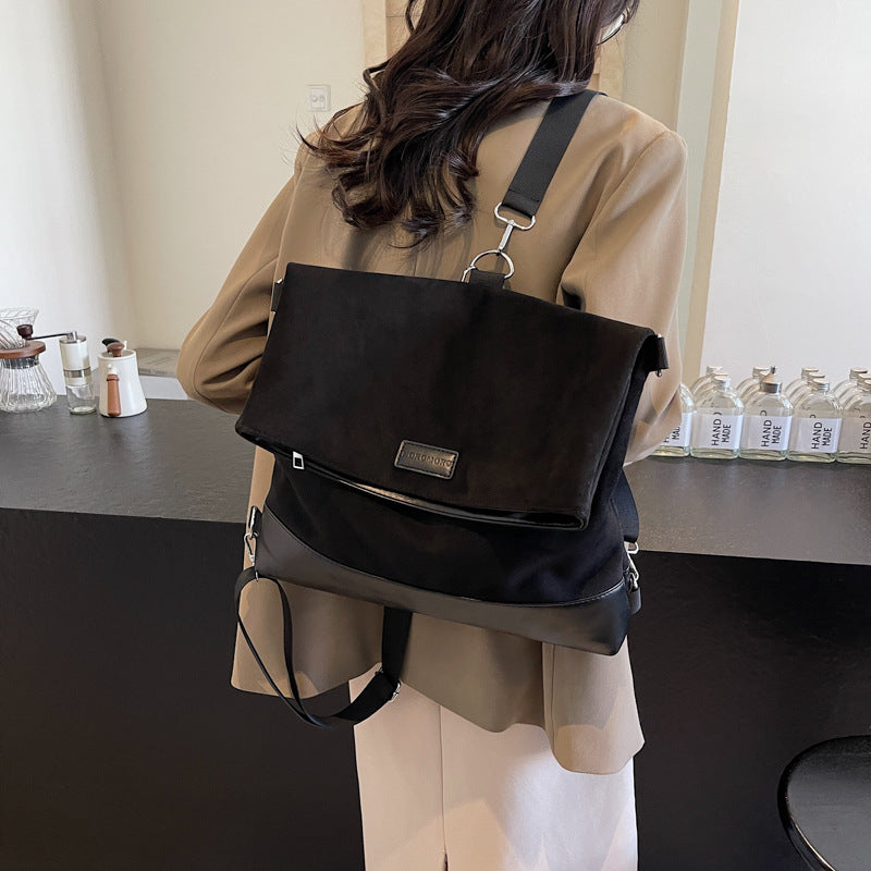 Retro large-capacity bag 2025 fashionable new women's bag autumn and winter commuting texture women's backpack