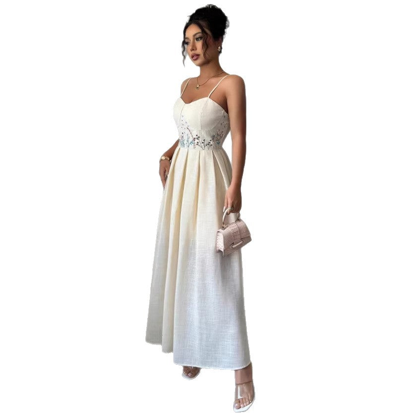 new european and american style women's fitted camisole sexy dress for cross-border e-commerce