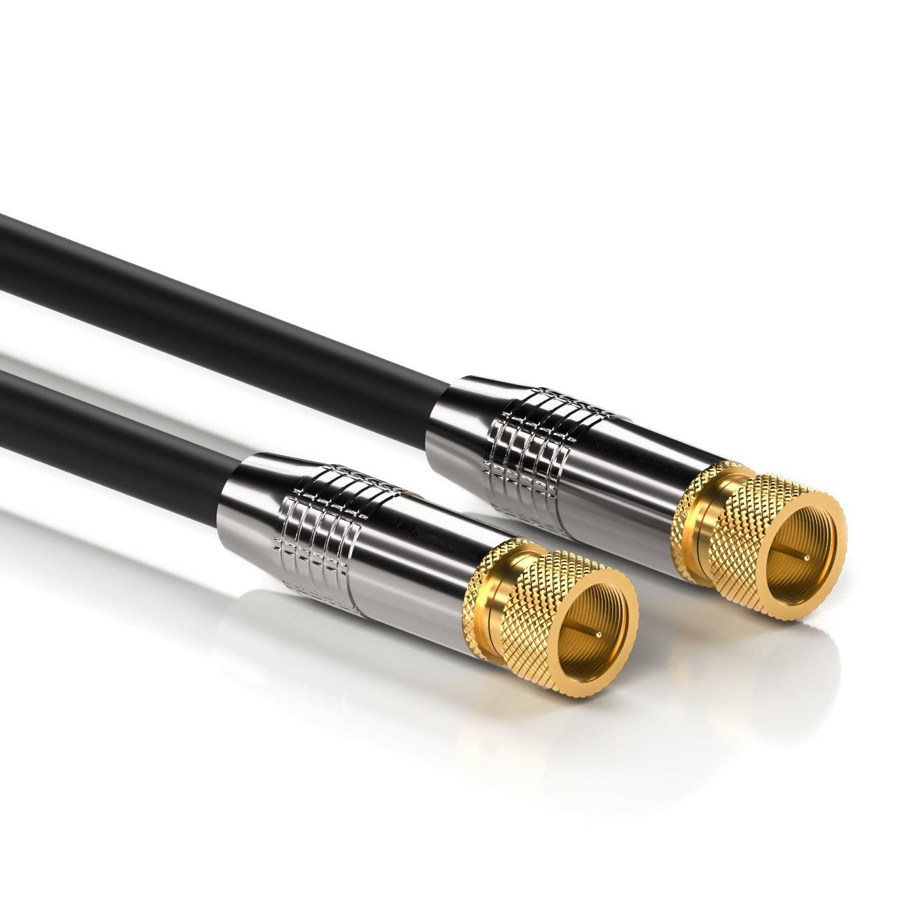 High quality cable digital TV high definition set top box TV signal cable double head inch thread F head