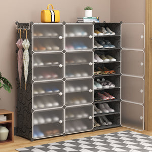 Shoe rack door door wall-mounted shoe storage cabinet for home shoe cabinet strong and durable multi-layer special price big sale storage rack