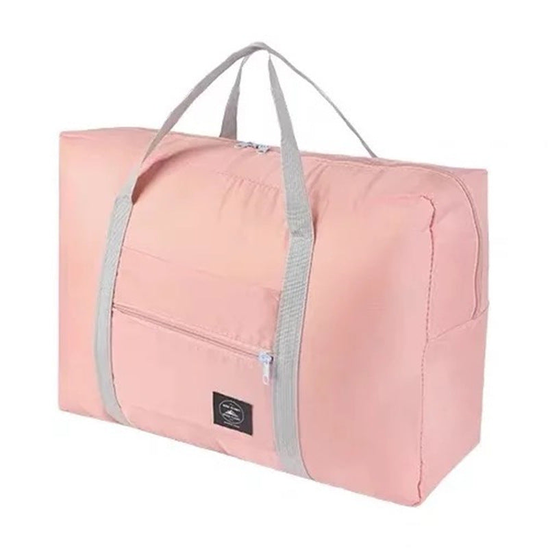 New Korean version travel bag Oxford cloth material clothing storage bag Airplane travel storage bag Large capacity duffel bag