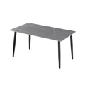 Black frame - matte armani gray straight edge