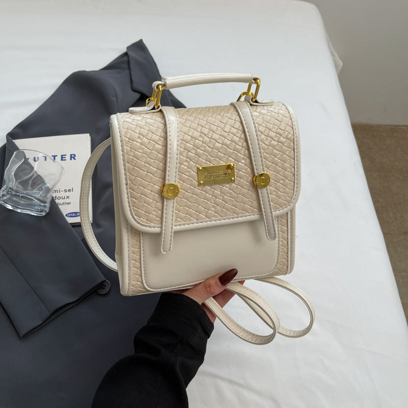 Cross-border backpack women's fashion versatile niche design sense 2025 new trend Korean version messenger bag travel backpack