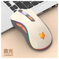 Dazzling silver fox xyh52 wireless 2.4g bluetooth dual-mode mouse - rechargeable, low-profile design for office and gaming