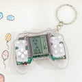Mini tetris game console keychain - retro handheld arcade - nostalgic backpack charm - wholesale for street vendors