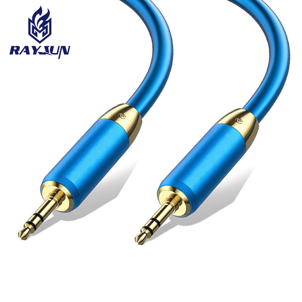 Wholesale 3.5 audio cable, computer speaker, earphone, car audio cable aux audio tinned copper digital audio cable