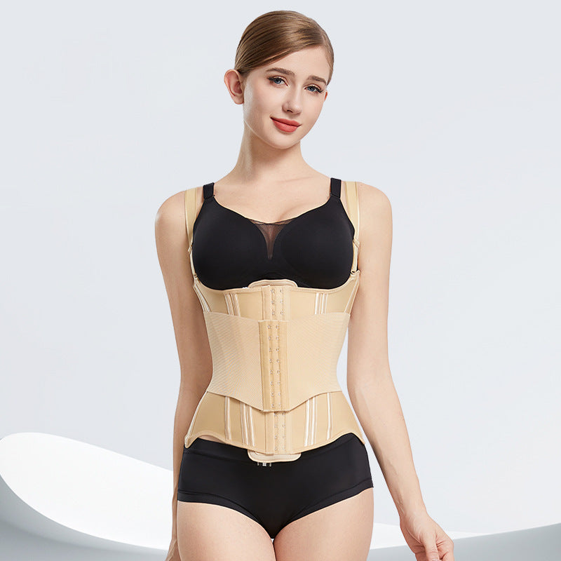 Special waist shaping belt for plastic surgery and beauty salons, breathable and highly elastic cartilage tummy control s-curve girdle in multiple sizes