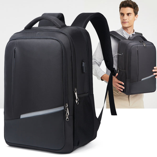 JI. DENG new  men's backpack, large-capacity Oxford cloth backpack, gift commuter business computer bag