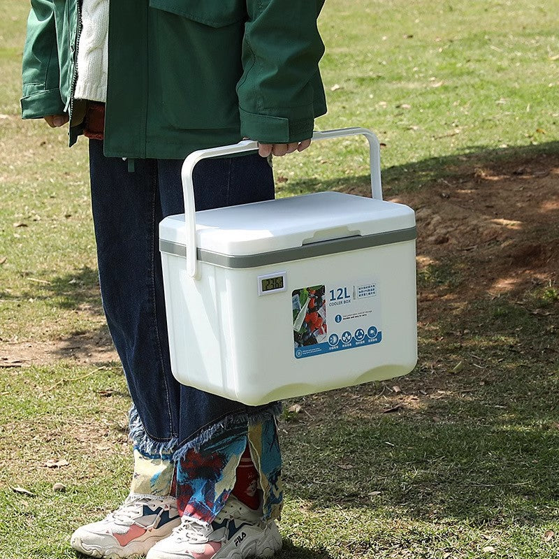 Insulated box outdoor camping picnic ice cube refrigerated car refrigerator commercial cold box stall ice box portable ice bucket