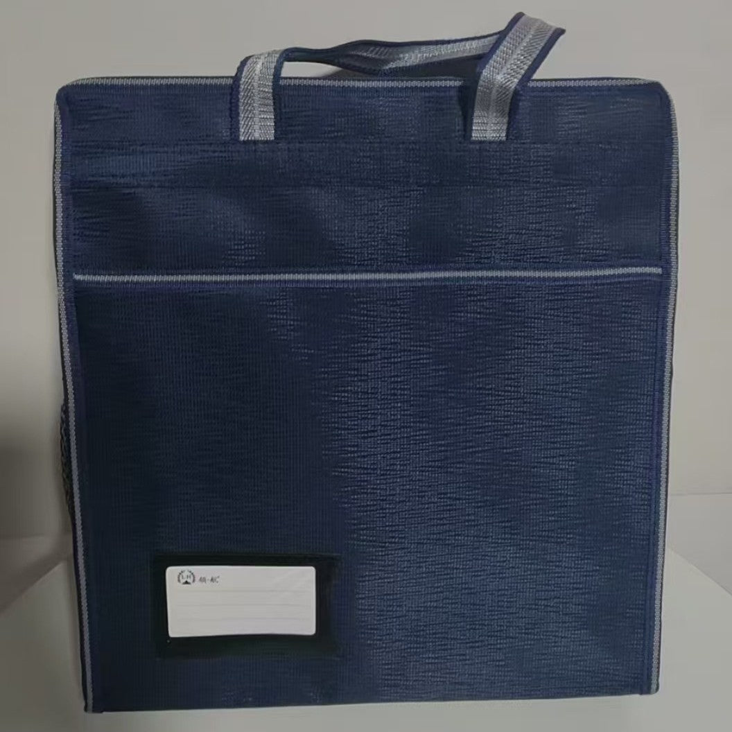 Oxford cloth handheld document bag a4 briefcase pilot handheld briefcase thickened waterproof conference bag information bag