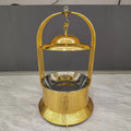 New gas-operated restaurant buffet warmer, 8l cooking pot, stainless steel gold finish, hanging food display