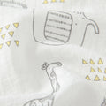 Baby summer outfit set: trendy cartoon animal print shirt & cute casual pants - korean style two-piece set for boys