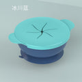 Customizable 3-in-1 baby snack straw, rice cereal suction bowl, spill-proof training utensils for weaning and feeding