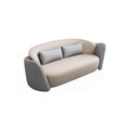 Sales office reception and negotiation rest area sofa chair office business reception and reception three-slot negotiation table and chair combination