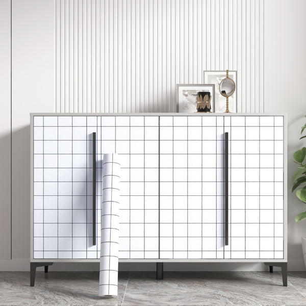 Cross-border  self-adhesive wallpaper PVC waterproof wallpaper wardrobe cabinet furniture renovation decorative sticker wallpaper
