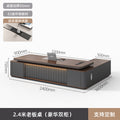 2.4m double cabinet boss table [two-color desktop model]
