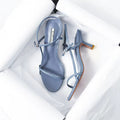 Women's sandals 2024 new summer trendy stiletto heel single strap high heel sandals sexy open toe korean style
