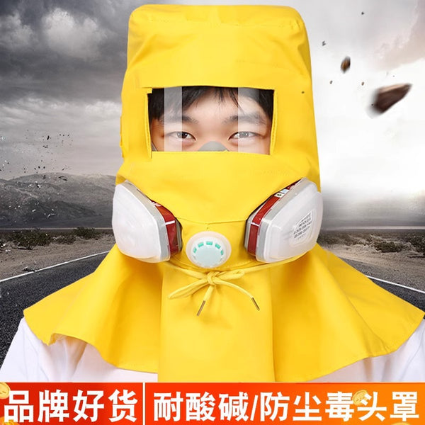 Acid and alkali resistant, anti-virus hood, spray paint, pesticide polishing, acid and alkali resistant, chemical and oil proof, anti-splash hood, dust mask