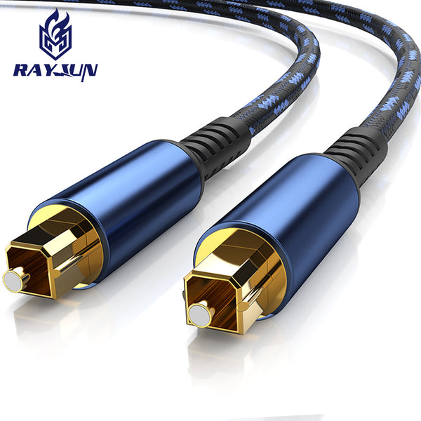 Fiber optic audio cable spdif5/7.1 digital output speaker power amplifier cd player sound wall tv audio cable