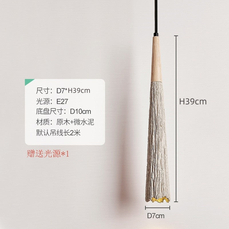 Wabi Sandy Wind Bedroom Bedside Wall Lamp Medieval Cream Wind B & B Restaurant Bar Clothing Store Designer Niche Chandelier