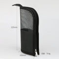 Black shrimp head brush storage bag (standable/foldable)