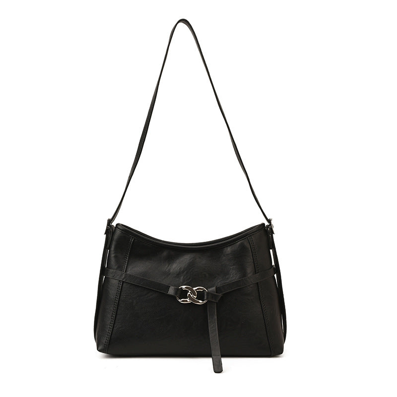 large-capacity bag women's 2025new arrivalfall and winterretro shoulder bag trendy work clothing tote bag women's bag