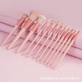Complete makeup brush set - includes concealer, blending, eyeshadow, and blush brushes - beauty tool makeup brush kit