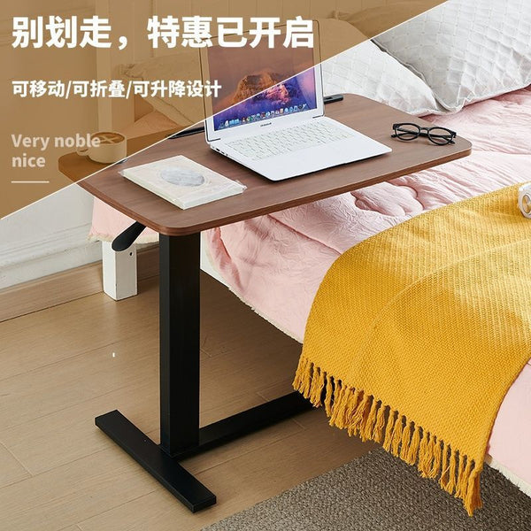 Bedside table removable folding lift bed lazy office desk bedside laptop sofa small table