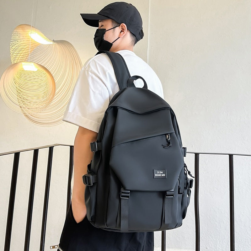 New versatile leisure trend backpack large capacity boys and girls school bag portable travel business backpack