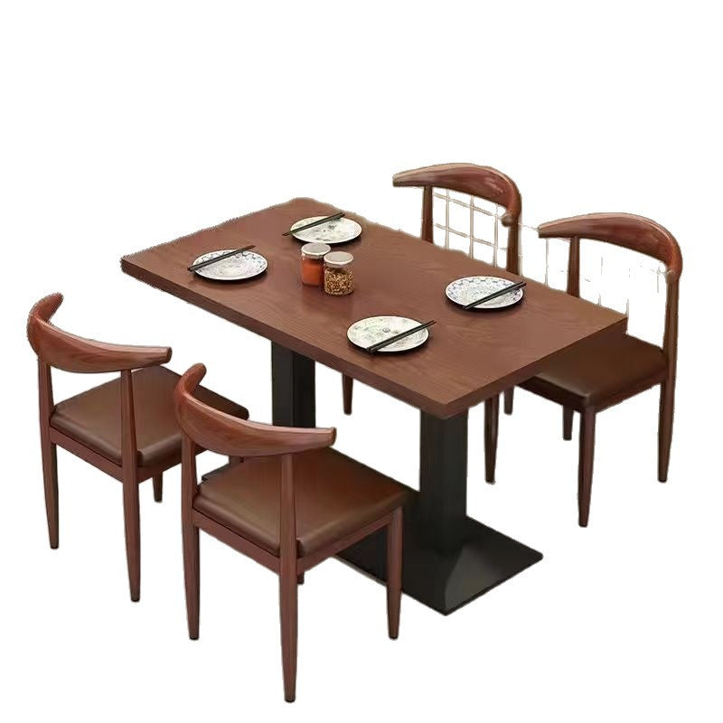 Spicy hot noodle restaurant restaurant catering tables and chairs snack milk tea dessert shop restaurant table economical fast food table
