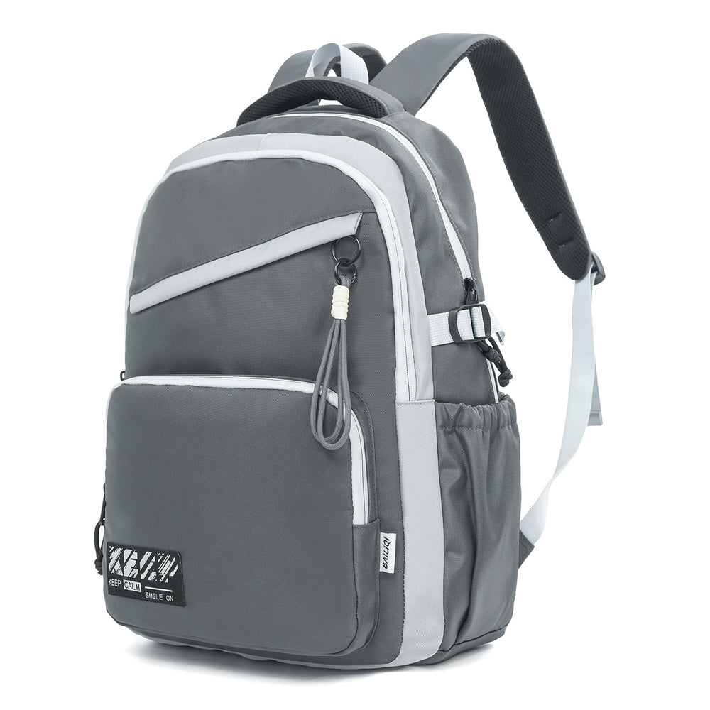 2026 new student backpack - large capacity, multiple compartments, wear-resistant, factory direct, in-stock wholesale, cross-border double shoulder backpack