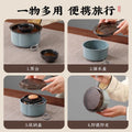 Portable travel tea set - outdoor camping quick cup - business souvenir - tea infuser - gongfu tea set gift
