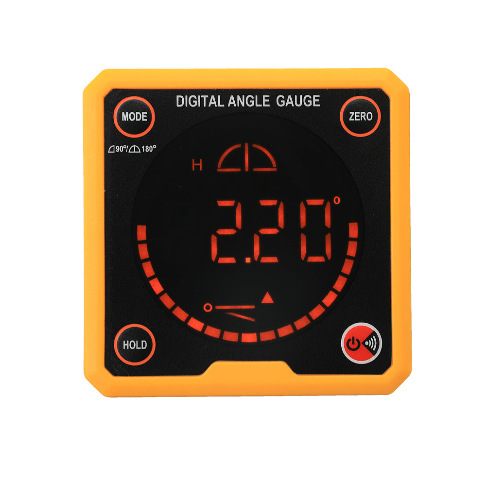 HUOTO Electronic Digital Display Inclination Box Inclination Meter Level Meter Angle Ruler Digital Display Angle Meter Strong Magnetic